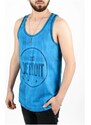 Madmext Printed Blue Singlet 2446