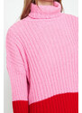 Koton Women's Pink Neckline Tunic