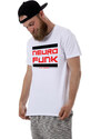 DNBMARKET Pánské tričko NEUROFUNK Stripes černé / bílé