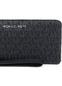 Michael Kors Peněženka Jet Set Travel Continental Logo Black