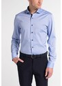 Pánská košile ETERNA Slim Fit Royal Oxford modrá s navy kontrastem Non Iron