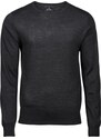 Pánský pulovr s kulatým výstřihem Tee Jays akryl & merino vlna