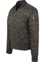 UC Men Bunda Tonal Camo Bomber Jacket tmavě olivová