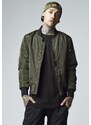 UC Men 2-Tone Bomber Jacket darkolive/černá