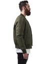 UC Men Basic Quilt Bomber Jacket olivová