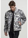 UC Men Vintage Camo Cotton Bomber Jacket snow camo