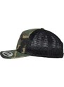 Flexfit Camo Trucker Čepice woodcamo/blk