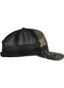 Flexfit Camo Trucker Čepice woodcamo/blk