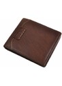 SEGALI Pánská kožená peněženka 250759 - hnědá