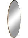 Nordic Living Zlaté kulaté závěsné zrcadlo Vincent 40 cm
