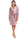 Krátký župan Flora mauve mist 48 56 4353 - L