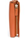 Luxusní oranžová kožená peněženka HMT FLW