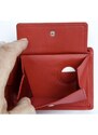 Klasická červená pánská kožená peněženka HMT FLW