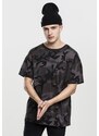 UC Men Camo Oversized tričko tmavé masky