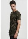 UC Men Camo Shaped Long Tee olivové camo