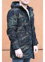 Bunda Brandit Grid-Camo Parka - woodland, S