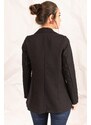 armonika Women's Black One-Button Jacket