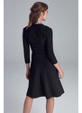 Nife Černé šaty S123