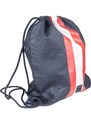 Urban Classics Accessoires Pruhovaná taška na gymnastiku námořnická/ohnivá červená/bílá