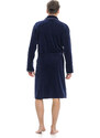 Doctor Nap Man's Dressing Gown SMS.6063 Navy Blue