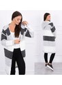 Kesi Multicolor cardigan Scarlett grafitový/šedý/ecru