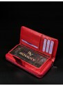 Rovicky Dámská lakovaná peněženka kožená červená - Lorenti 76116 červená