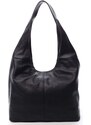 Dámská kožená kabelka přes rameno černá - ItalY SkyFull černá