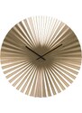 Time for home Zlaté kulaté nástěnné hodiny Trivet 40 cm