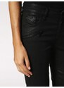 DIESEL dámské džíny koženého vzhledu SLANDY-BK černá