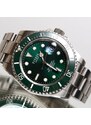 Tisell Watch Sub 9015 Green Date