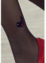 Punčocháče Marilyn Gucci G31 • černá/červená • 20 DEN