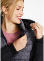 bonprix Těhotenský a nosící zimní kabát s potiskem Černá