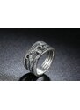 P&J Jewellery Stříbrný prsten Propletená mašlička SRP11