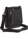 Pánská kožená taška přes rameno černá - SendiDesign Thoreau černá