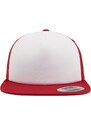 URBAN CLASSICS Kšiltovka Foam Trucker with White Front - red/wht/red