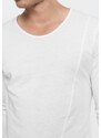 Tričko Urban Classics Long Shaped Fashion L/S Tee - white