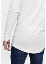 Tričko Urban Classics Long Shaped Fashion L/S Tee - white