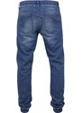 URBAN CLASSICS Jeansy Knitted Denim Jogpants - blue washed