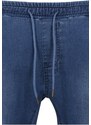 URBAN CLASSICS Jeansy Knitted Denim Jogpants - blue washed