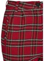 Kalhoty Urban Classics Ladies High Waist Checker Cropped Pants
