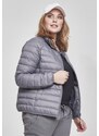 URBAN CLASSICS Ladies Basic Down Jacket - darkgrey