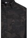 URBAN CLASSICS Camo Shirt - darkcamo