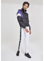 Bunda Urban Classics Ladies 3-Tone Padded Pull Over Jacket - black/ultraviolet/white