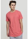 URBAN CLASSICS Tričko Shaped Long Tee - coral