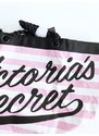 Victoria's Secret Victoria's Secret Logo Stripe City Tote stylová proužkovaná taška s nápisem - UNI / Růžová / Victoria's Secret