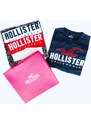 Hollister Hollister Logo Multicolor stylová bavlněná trika sada 3 ks - M / Vícebarevná / Hollister