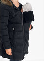 bonprix Těhotenská/nosící bunda, prošívaná Černá