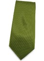Šlajfka Zelená mikrovláknová kravata s decentním vzorkem