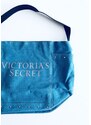 Victoria's Secret Victoria's Secret Tote Bag Jeans stylová bavlněná taška - UNI / Modrá / Victoria's Secret