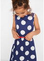 bonprix Dívčí šaty + pásek + bolero (3dílná souprava), pro dívky Modrá